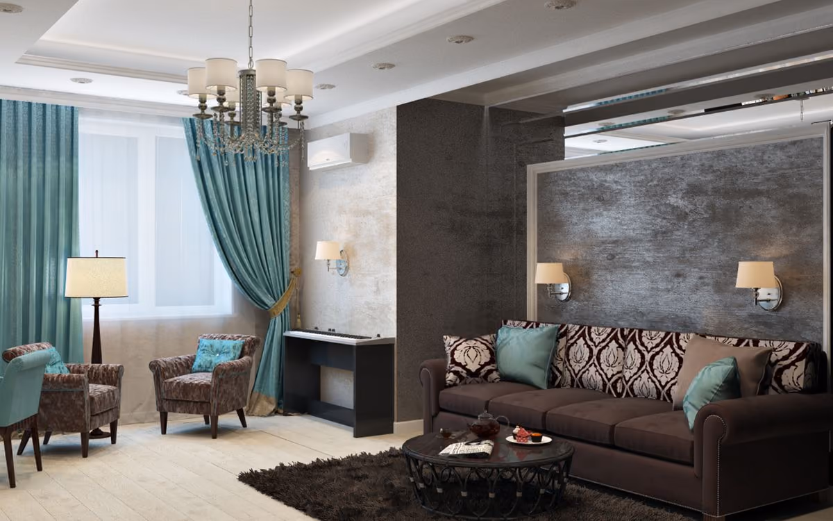 Loft Eleven - lounge with layered textiles (placeholder photo)
